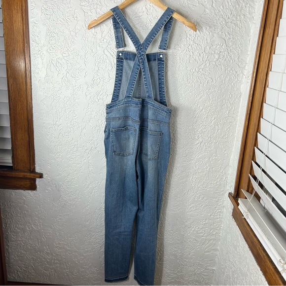 Madewell | Skinny Overalls Drop Hem Edition Indigo Size S - Picture 11 of 16